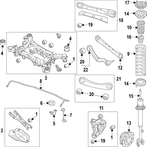 Rear Suspension for 2024 Genesis G80 #0