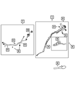 68643479AA - Fuel and Accelerator Pedal: Fuel Vapor Tube for Jeep: Grand Cherokee Image