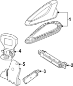85H035225 - : Antenna Booster for Audi: Q6 e-tron, SQ6 e-tron Image