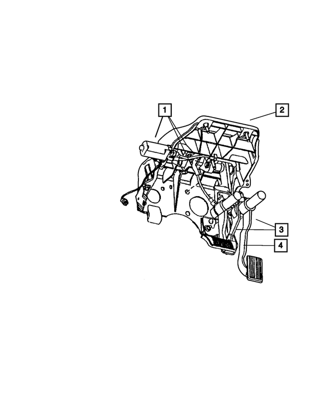 68065023AA - Fuel: Pedal Motor And Cable for Mopar Image