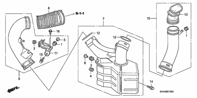 Resonator Chamber (2.0L) for 2007 Honda Civic #0