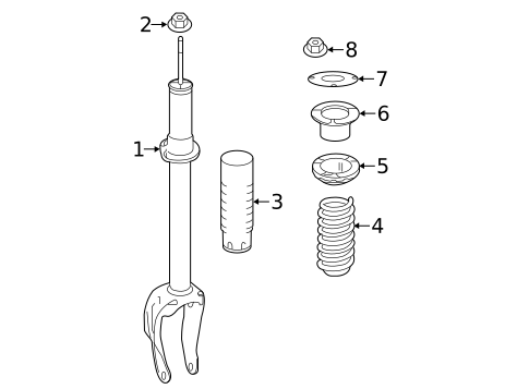 Shocks & Components for 2015 Mercedes-Benz ML400 #2