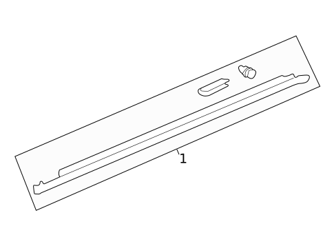 Exterior Trim - Pillars for 2002 Buick LeSabre #0