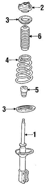 20362AA131 - Suspension: Strut for Subaru Image