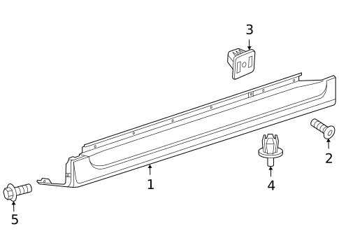 Exterior Trim - Pillars for 2010 Saab 9-3X #0