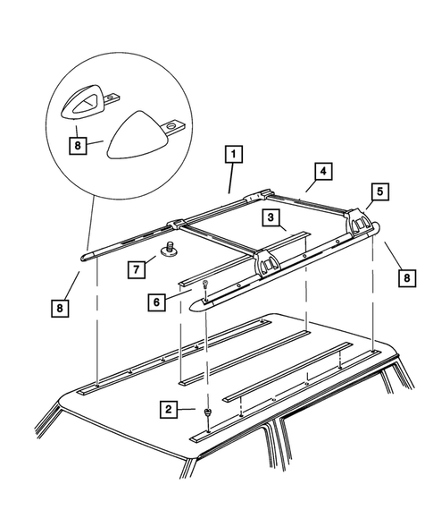Luggage Rack for 2001 Jeep Cherokee #0