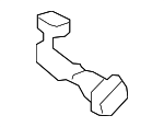 8W0820536 - Body: Temp Sensor Bracket for Audi Image