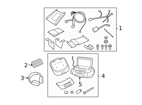 Entertainment System Components for 2009 Land Rover LR3 #0