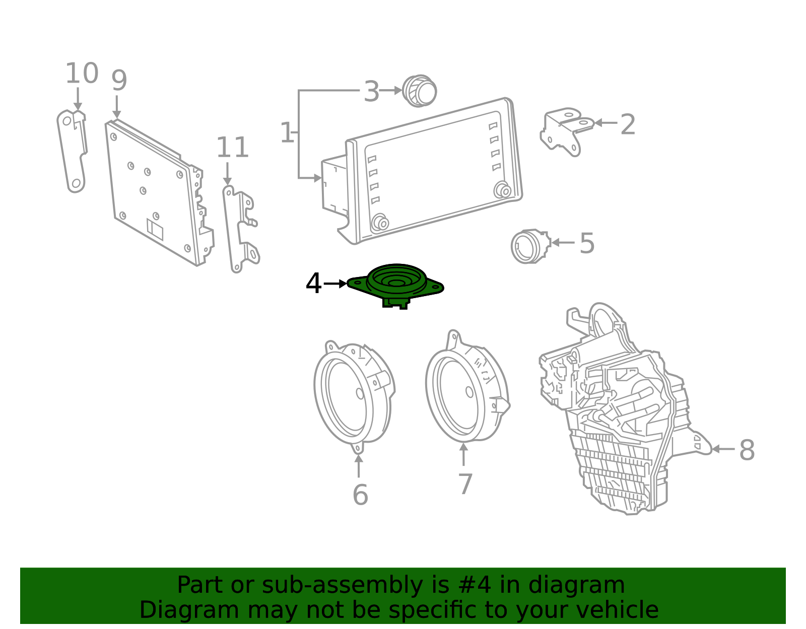 86160-06A40 - Speaker 2018-2025 Toyota | Toyota San Diego Parts