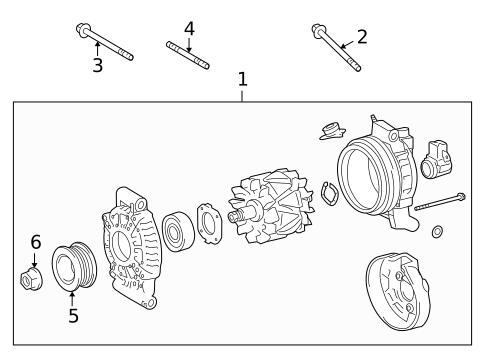 Alternator for 2010 Lexus LX570 #1