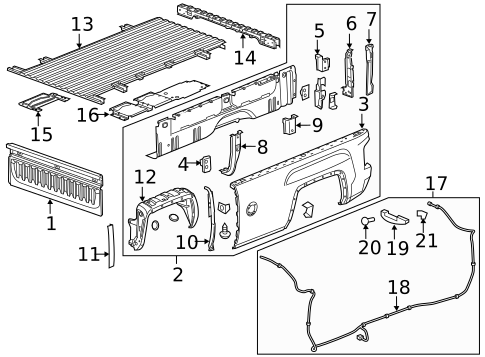 Cargo Lamps for 2016 Chevrolet Silverado 1500 #0
