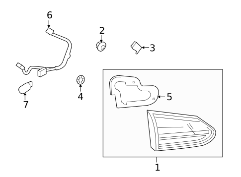 Bulbs - Chassis for 2011 Lexus HS250h #4