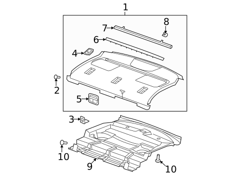 Rear Body for 2008 Chevrolet Malibu #2
