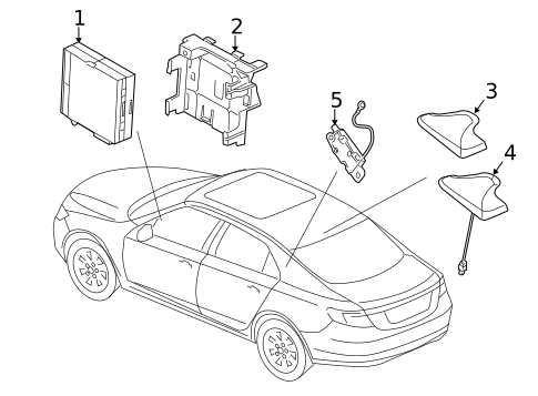 Antenna & Radio for 2010 Saab 9-5 #0