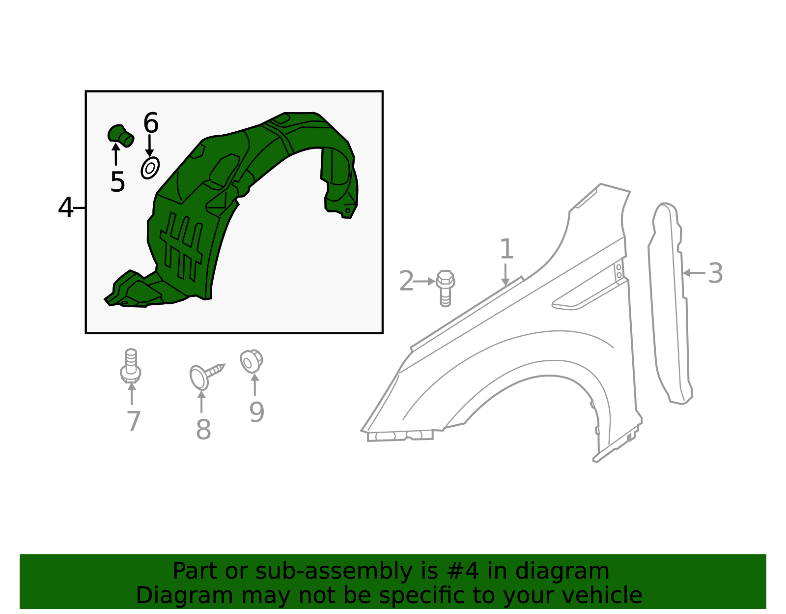 2012-2013 Kia Optima Fender Liner 86811-4C100 | OEM Parts Online