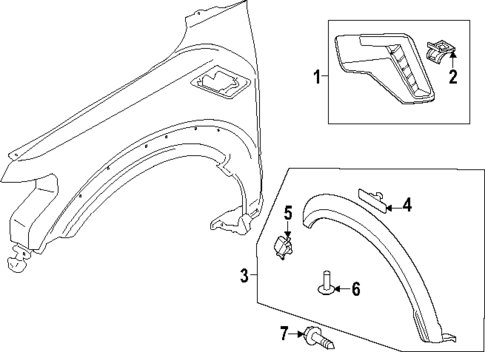 Exterior Trim - Fender for 2025 Ford F-150 #0