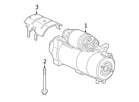 Starter & Related Components for 2010 Cadillac CTS #0