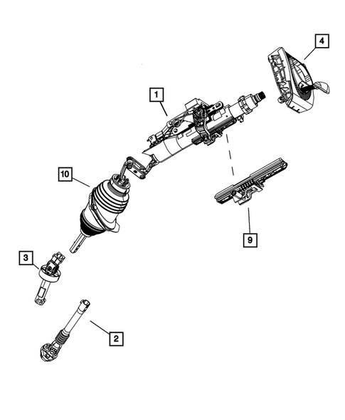 Steering Column for 2006 Chrysler 300 #1