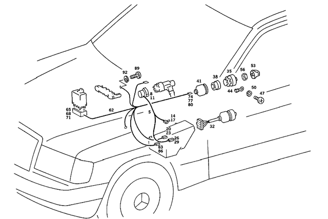 2015403435 - Electrical Equipment and Instruments: Line for Mercedes-Benz: 190, 190E Image image