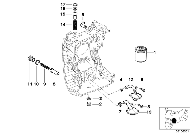 7129906803 - : Isa Screw With Washer - M6X25-U2-8.8 for BMW-Motorrad Image