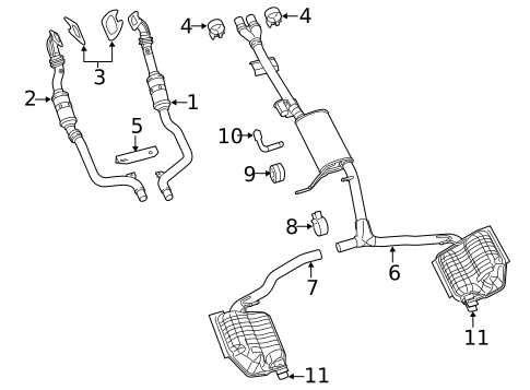 Catalytic Converter for 2012 Dodge Challenger #0