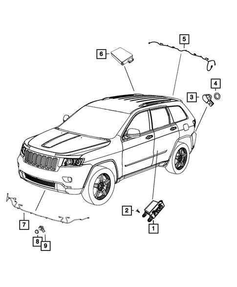 Park Assist for 2016 Jeep Grand Cherokee #0