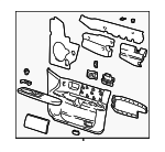 1F1Z5423942ABA - Body: Door Trim Panel for Ford: Taurus Image