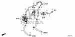 19422R1AA01 - Engine: HOSE, WARMER OUTLET (ATF) for Honda Image image