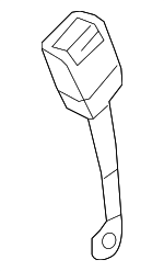 3D0857756JPNE - Electrical: Buckle End for Volkswagen Image