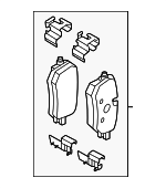 34208843737 - : Brake Pads for Mini: Countryman Image