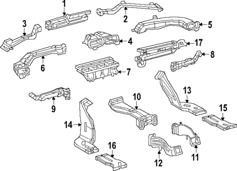 Ducts for 2020 Toyota Camry #0