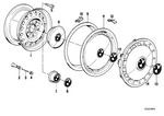 36111123703 - Wheels: Steel Rim Silber for BMW Image