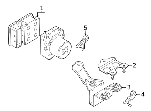 ABS Components for 2010 Audi Q7 #0