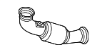 907490710064 - Exhaust: Converter &amp; Pipe for Mercedes-Benz Image