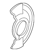 45255S2H000 - : Splash Shield for Acura Image