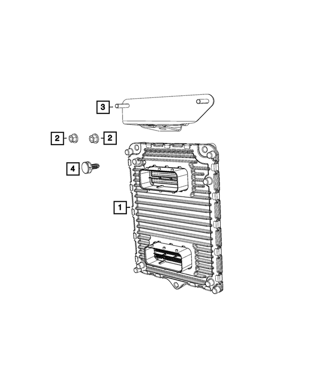 68434935AC - Electrical: Engine Controller Module for Mopar Image