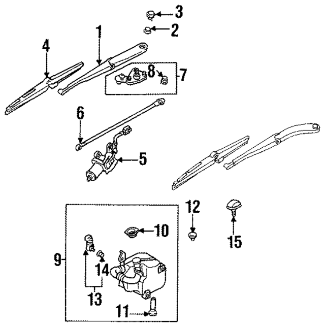 2889010Y70 - : Blade for INFINITI: J30 Image