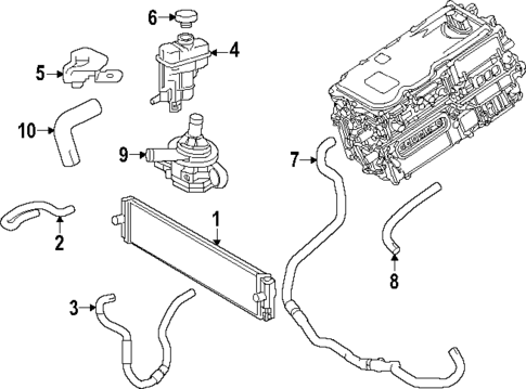 Inverter Cooling Components for 2025 Lexus RX450h+ #1