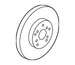 45251STXH01 - Brakes: Rotor for Honda: Pilot Image image