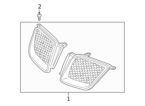 Grille & Components for 2009 Pontiac Vibe #0