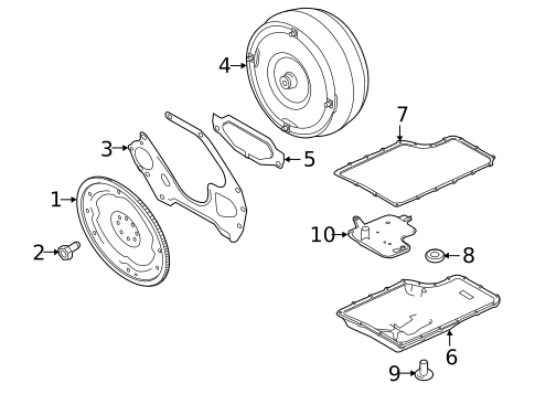 Transmission Components for 2012 Ford F-350 Super Duty #0