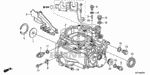 21104RPF000 - Transmission - Manual: PLATE M, OIL GUIDE for Honda Image
