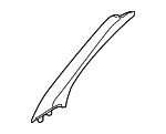 84101S84A01ZA - Body: Windshield Pillar Trim for Honda: Accord Image