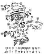 5UT62NCCAB - : Instrument Panel Bezel for Jeep: Compass Image