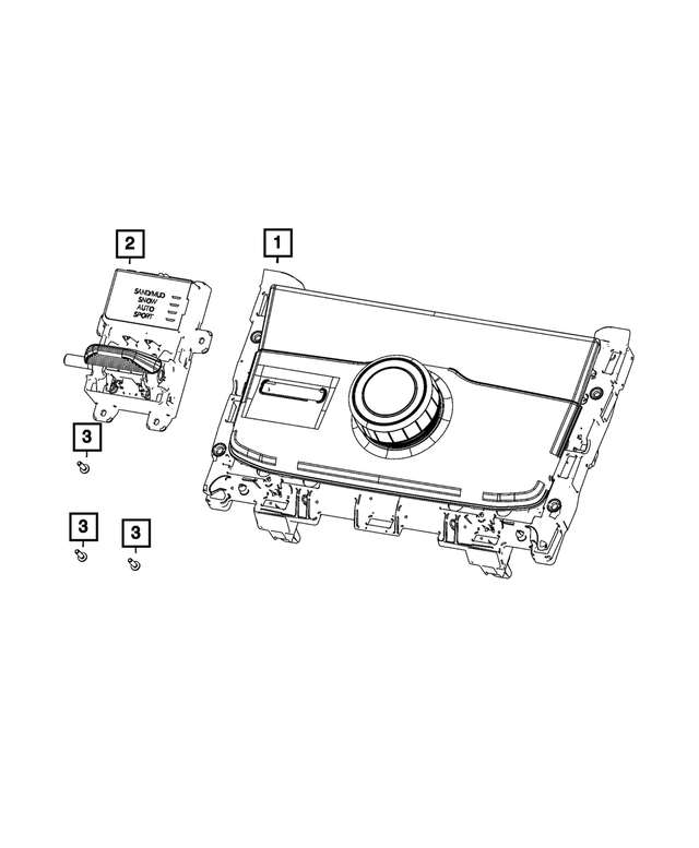 68611654AG - Electrical: Transmission Shifter for Mopar Image