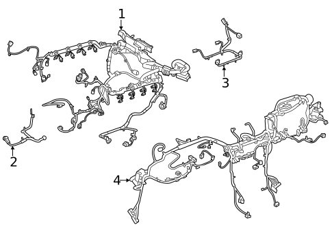 Wiring Harness for 2023 Land Rover Defender 90 #2