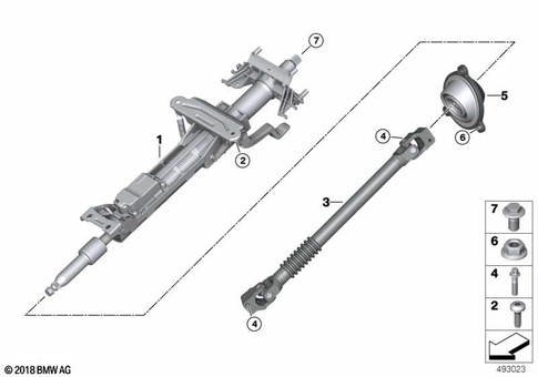 Steering Column for 2025 BMW Z4 30i #0