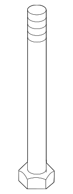 6506415AA - Body: Jack Assembly Bolt for Chrysler: Sebring | Dodge: Stratus Image