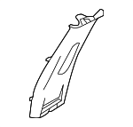 769135EF2A - Body: Upper Center Pillar Trim for Nissan: Versa Image image