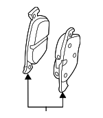 5WA698451E - : Brake Pads for Audi: A3, A3 Quattro Image